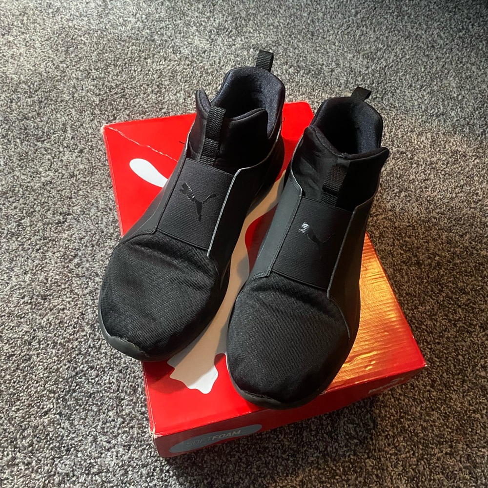 Black Puma Rebel Mids